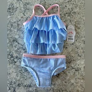 Baby Girl size 6-9 Months Swimsuit Bathing Suit Bikini NEW WITH TAGS